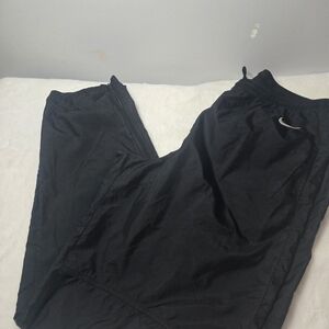 Vintage 90s Nike Track Black Nylon Pants